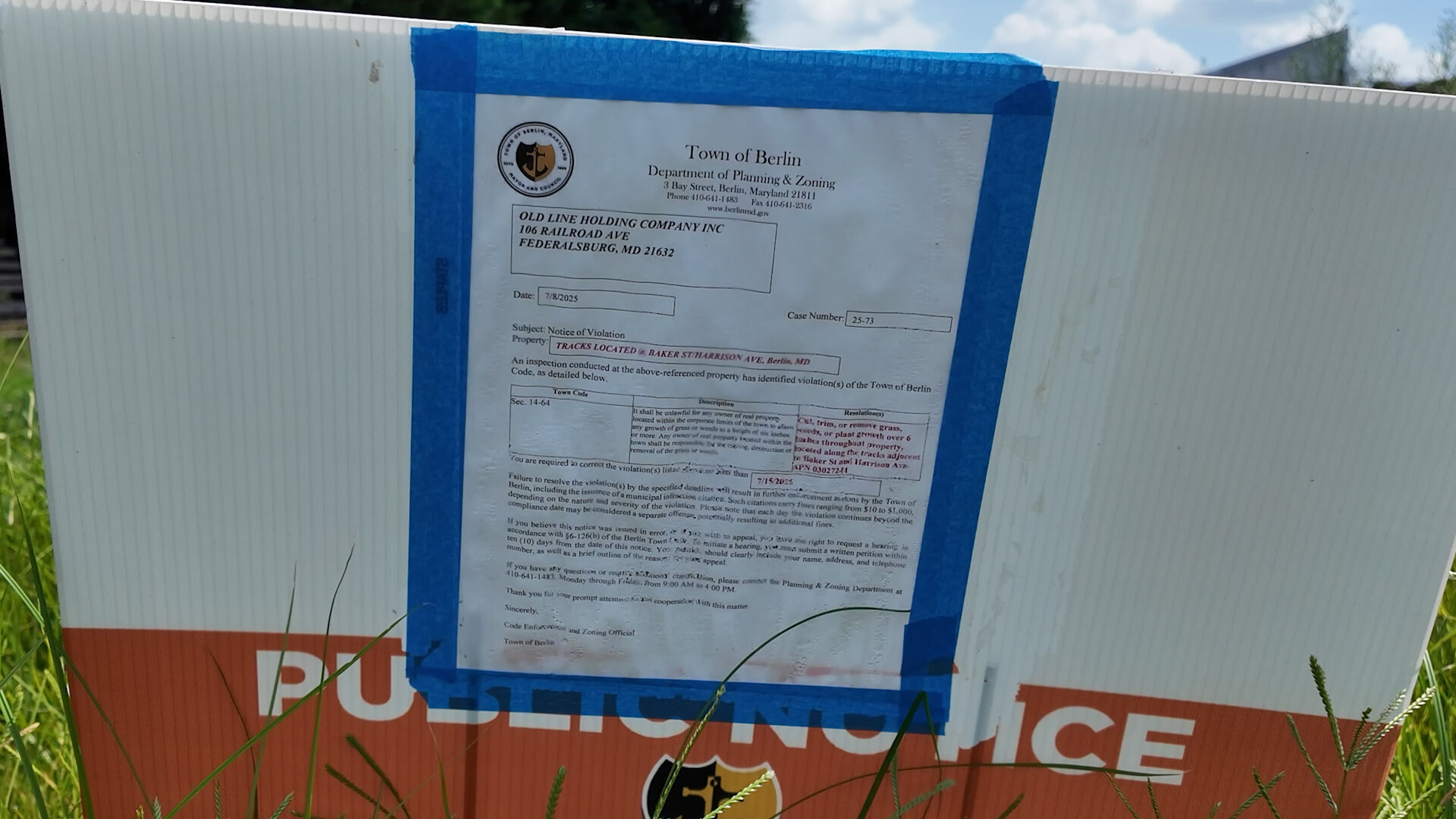 Berlin Officials Eyeing A Possible Change To Code Enforcement